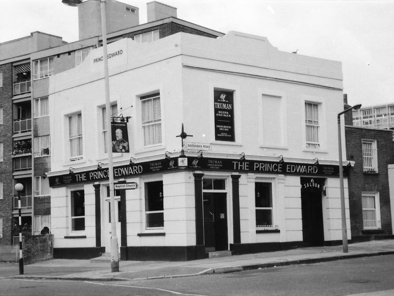 Prince Edward London E9 taken in 1987.. (Pub, External, Key). Published on 08-09-2018