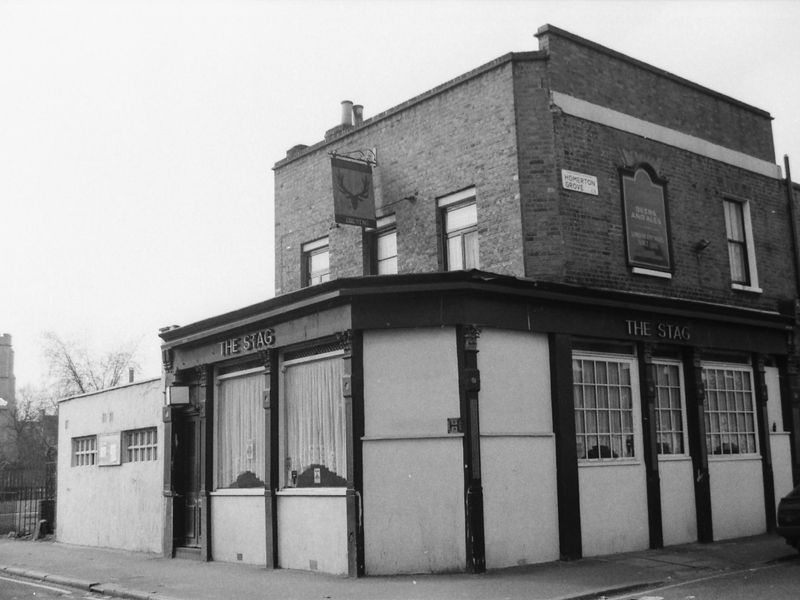 Stag London E9 taken 1 April 1989.. (Pub, External, Key). Published on 08-09-2018 
