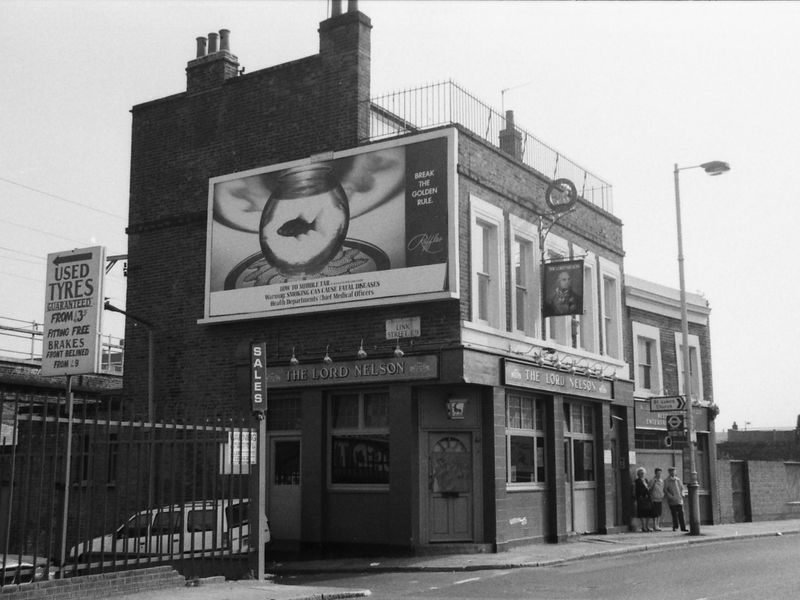 Lord Nelson London E9 taken 1 April 1989.. (Pub, External, Key). Published on 08-09-2018