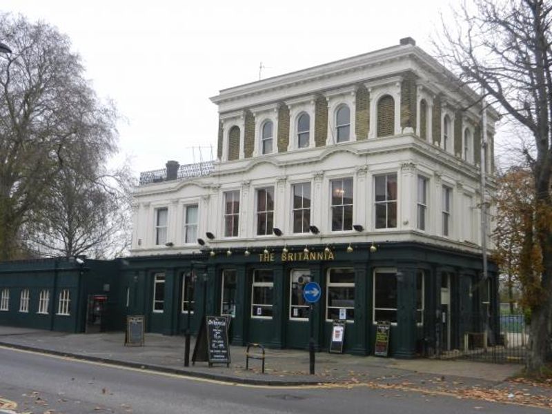 Britannia London E9. (Pub, External). Published on 01-11-2013