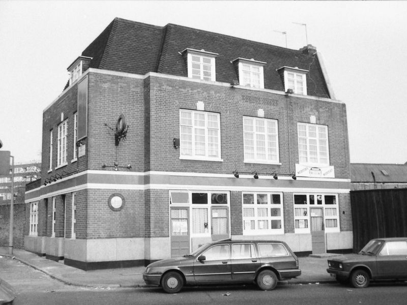 Two Black Boys London E9 taken 1 April 1989.. (Pub, External, Key). Published on 08-09-2018 