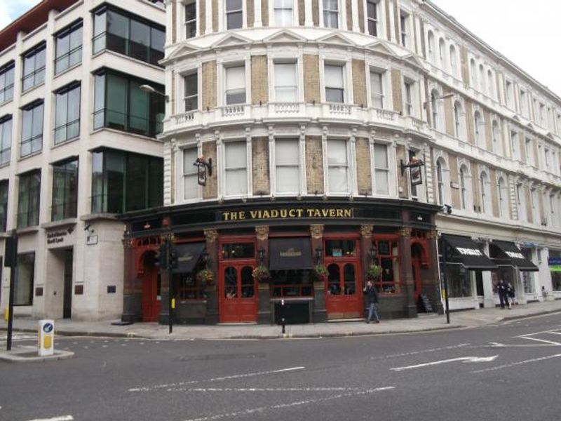 Viaduct Tavern London EC1 taken June 2012. (Pub, External). Published on 24-11-2013