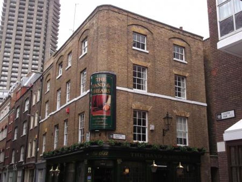 Hand & Shears London EC1 taken Apri 2014. (Pub, External, Key). Published on 19-05-2014