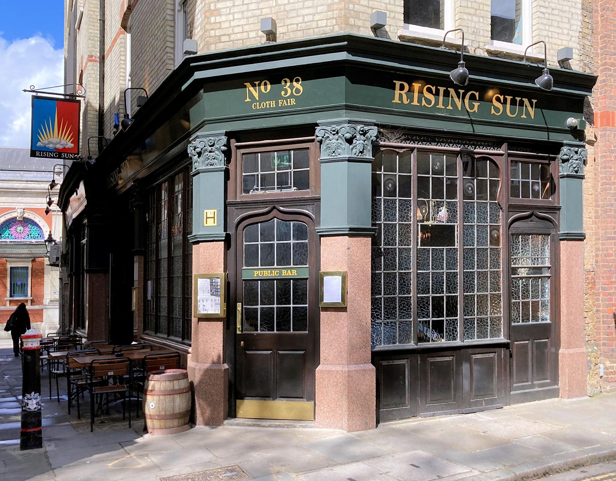 Rising Sun London EC1A 020260412. (Pub, External, Key). Published on 28-04-2026
