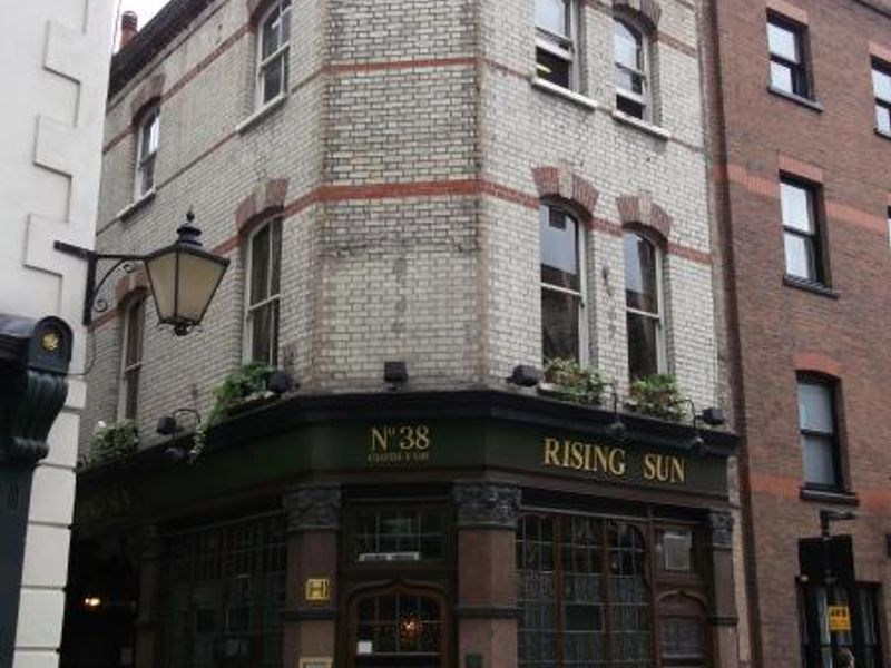 Rising Sun London EC1 taken April 2014. (Pub, External, Key). Published on 19-05-2014