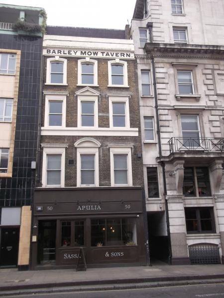 Barley Mow  London EC1 taken Mar 2016. (Pub, External). Published on 07-04-2016
