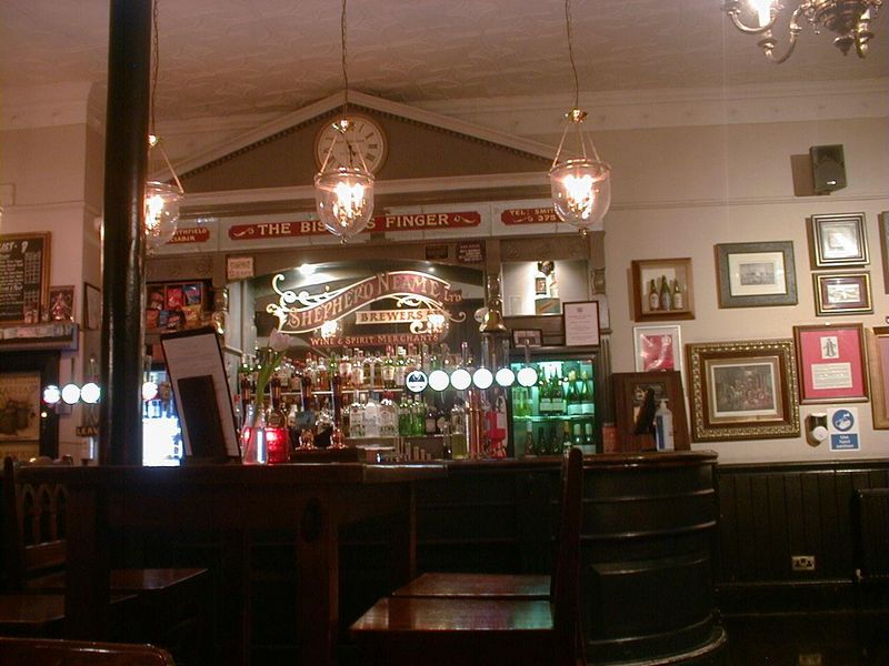Bishops Finger London EC1 20220228. (Pub). Published on 02-03-2022