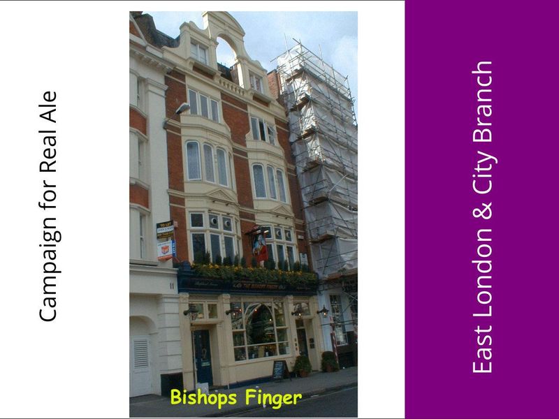 Bishops Finger London EC1. (Pub). Published on 23-04-2023