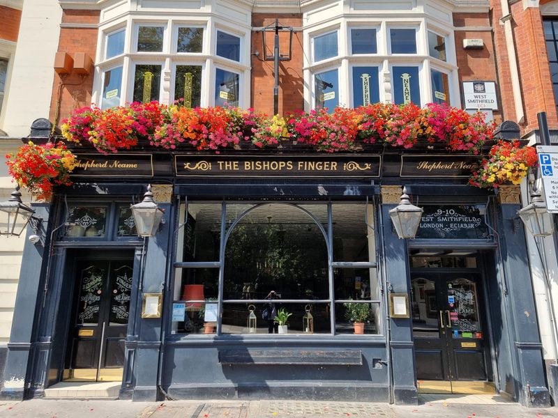 Bishops Finger London EC120240802. (Pub, External). Published on 05-08-2024