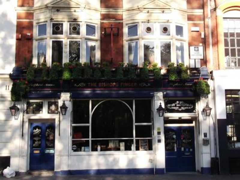Bishops Finger London EC1 taken May 2014. (Pub, External, Key). Published on 19-05-2014
