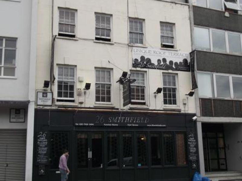 New Market London EC1 taken June 2012. (Pub, External). Published on 24-11-2013