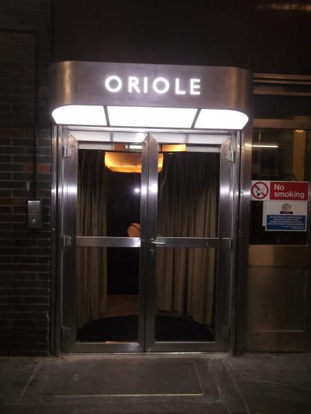 Oriole-Cock Tavern London EC1 taken Nov 2015. (Pub, External). Published on 06-12-2015
