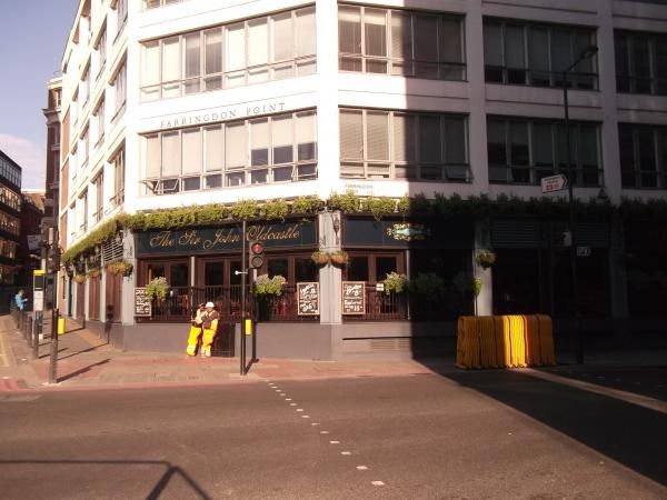 Sir John Oldcastle London EC1 taken May 2014. (Pub, External). Published on 20-05-2014