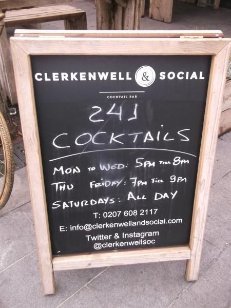 Clerkenwell & Social London EC1 taken Dec 2015. (Pub, External). Published on 07-04-2016