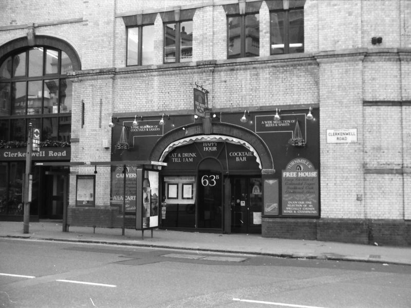 Turnmills London EC1 taken in Oct 1988.. (Pub, External). Published on 07-02-2019 