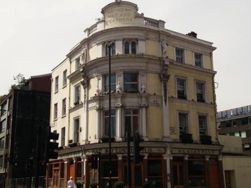 Hat & Feathers London EC1 taken Aug 2015. (Pub, External). Published on 13-08-2015