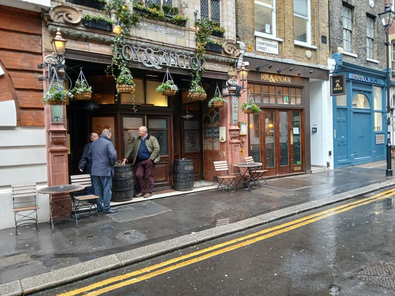 Fox And Anchor London EC1M-20250129. (Pub, External, Key). Published on 30-01-2025