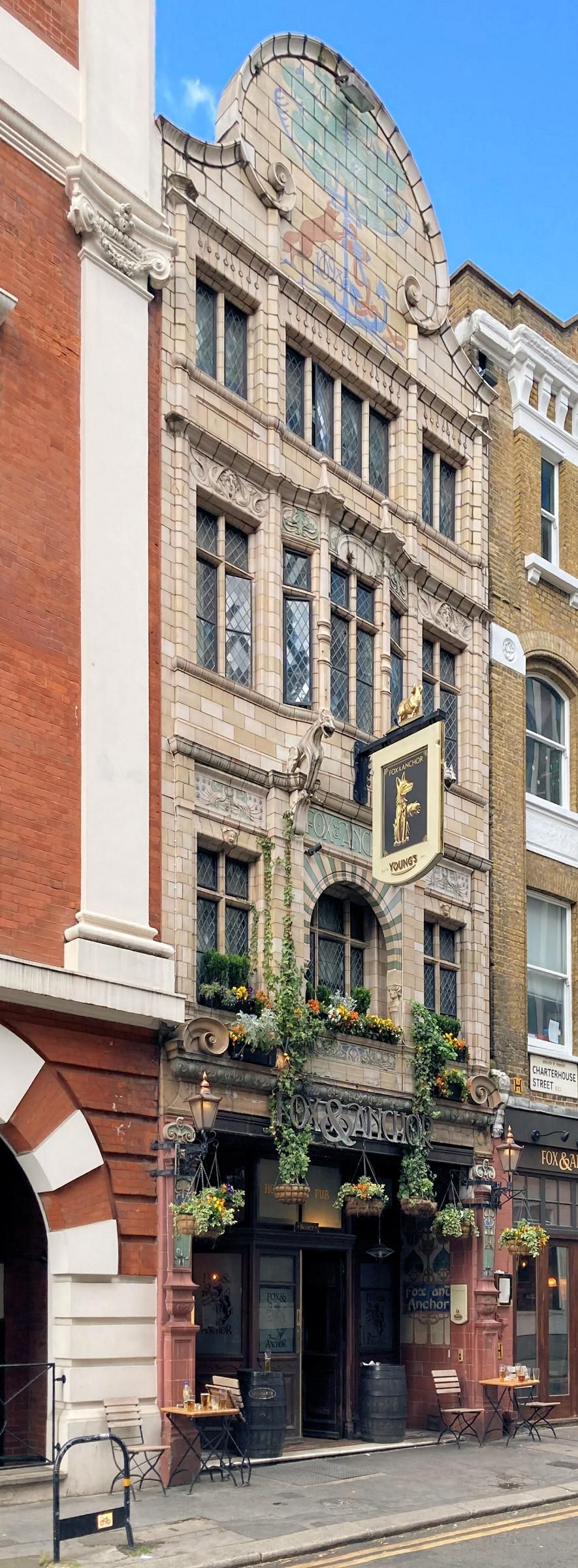 Fox and Anchor London EC1M 20260415 . (Pub, External, Key). Published on 28-04-2026