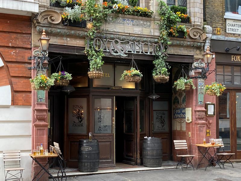 Fox and Anchor London EC1M 20260415 . (Pub, External). Published on 28-04-2026 