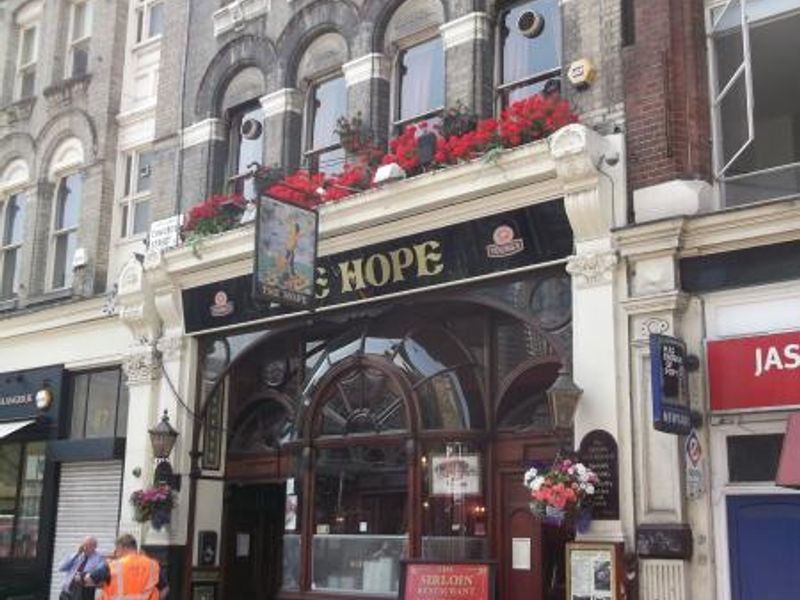 Hope London EC1 taken July 2013. (Pub, External). Published on 04-12-2013