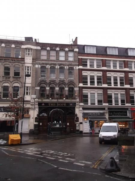 Hope London EC1 taken Nov 2015. (Pub, External). Published on 06-12-2015