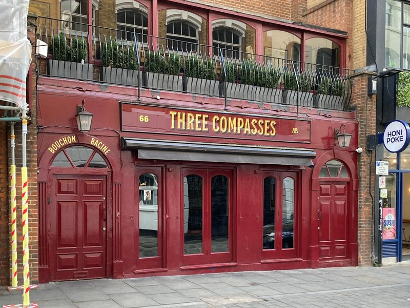 Three Compasses London EC1M 20260412. (Pub, External, Key). Published on 28-04-2026