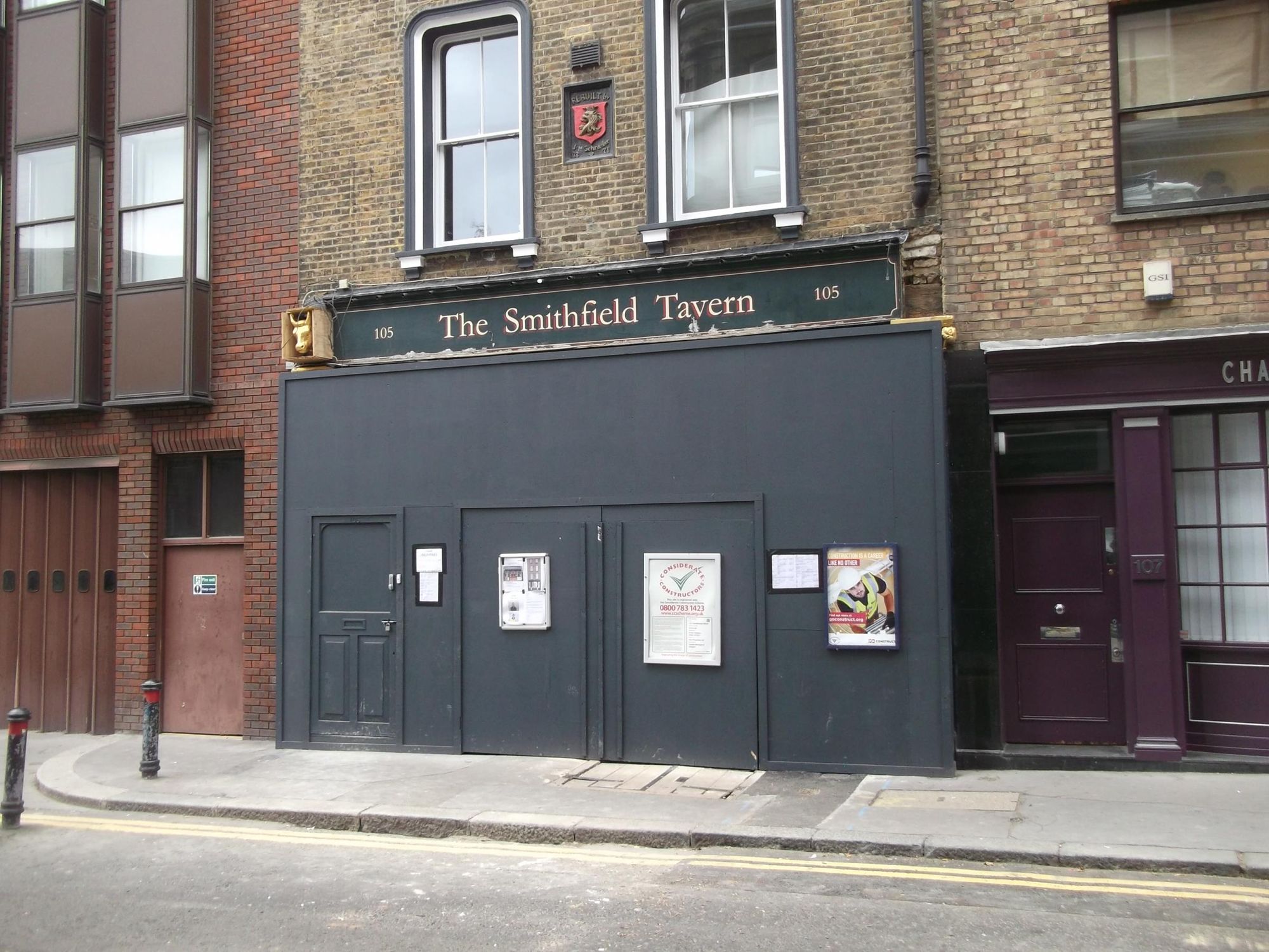 Smithfield Tavern London EC1 taken 24 Oct 2017.. (Pub, External). Published on 15-04-2019