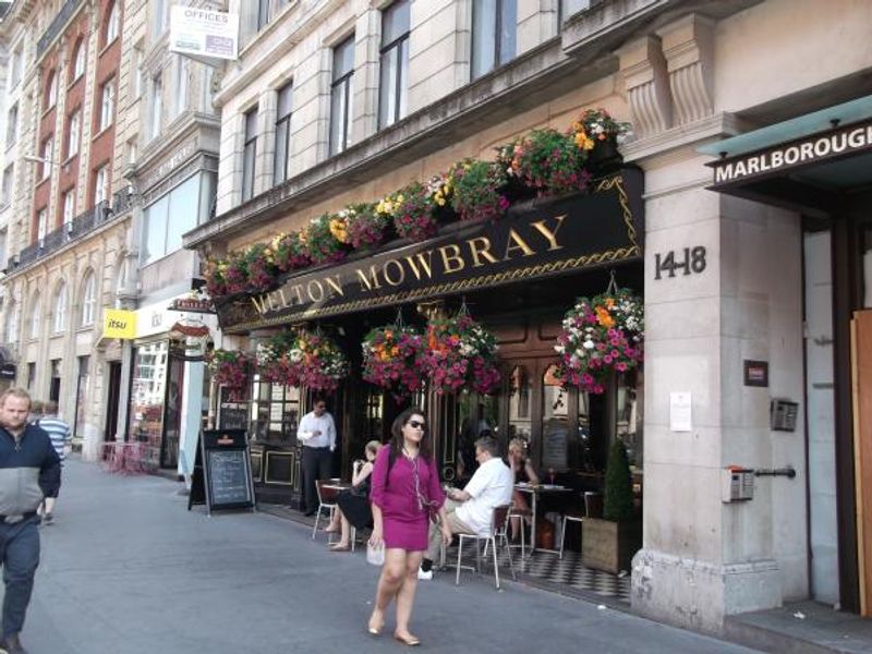 Melton Mowbray London EC1 taken July 2013. (Pub, External, Key). Published on 24-11-2013