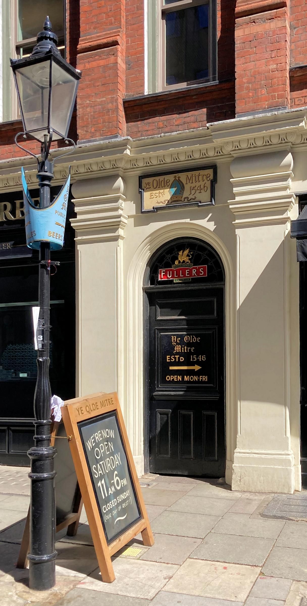 Olde Mitre London EC1N 20260412. (Pub, External). Published on 28-04-2026