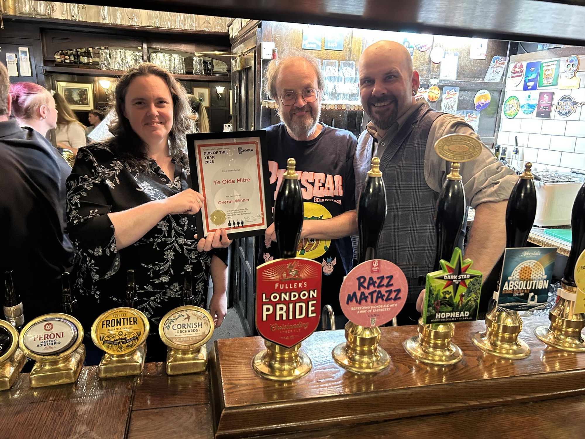 Olde Mitre PuboftheYearAug2025 London EC1R. (Pub, Bar, Award). Published on 23-12-2025