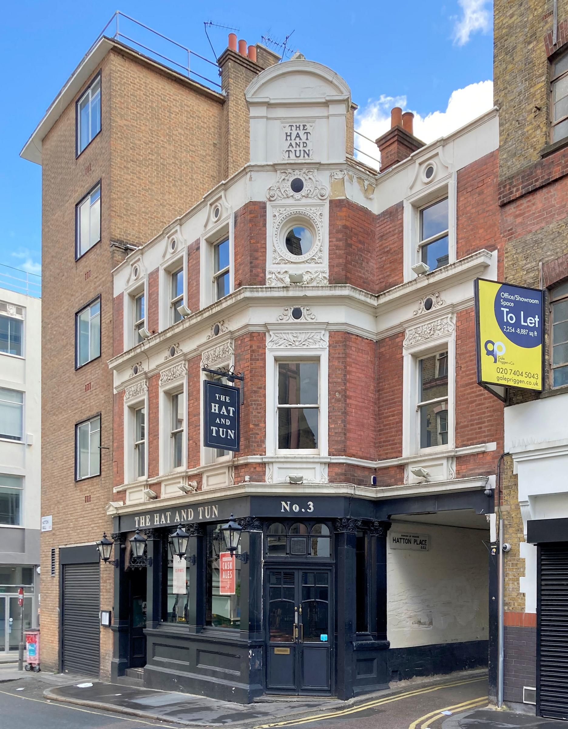 Hat and Tun London EC1N 20260412. (Pub, External, Key). Published on 28-04-2026