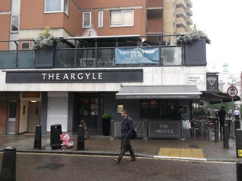Argyle London EC1 taken May 2014. (Pub, External, Key). Published on 19-05-2014