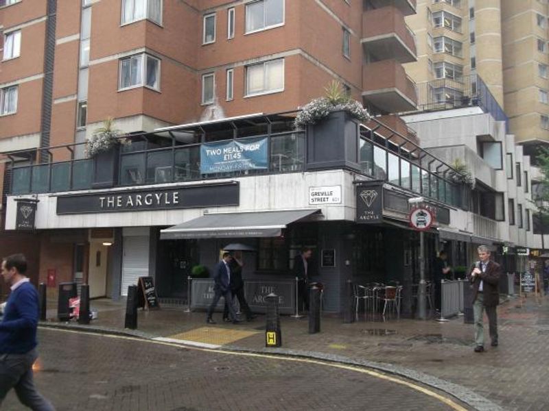 Argyle London EC1 taken May 2014. (Pub, External). Published on 19-05-2014