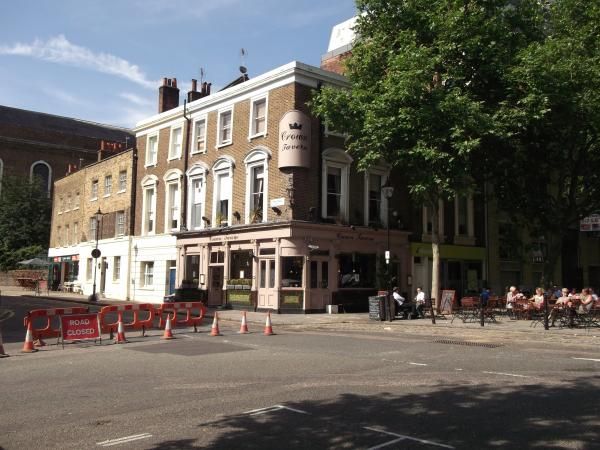 Crown Tavern London EC1 taken July 2013. (Pub, External, Key). Published on 24-11-2013