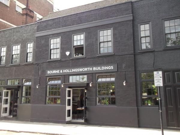 Bourne & Hollingsworth London EC1 taken Aug 2015. (Pub, External). Published on 06-12-2015