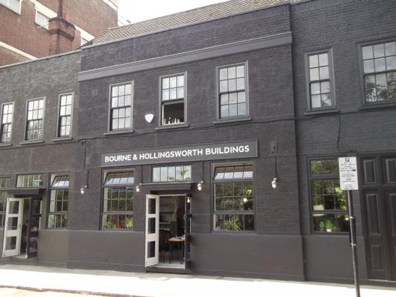 Bourne & Hollingsworth London EC1 taken Aug 2015. (Pub, External). Published on 06-12-2015