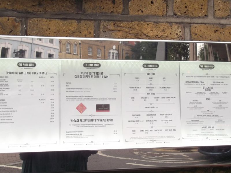 Pianoworks London EC1R taken 2017/09/25.. (Pub, External). Published on 11-03-2019