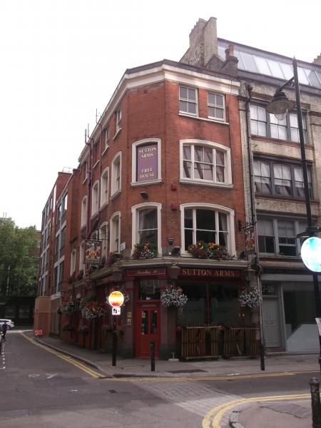 Sutton Arms Gt Sutton St London EC1 taken August 2015. (Pub, External). Published on 14-08-2015