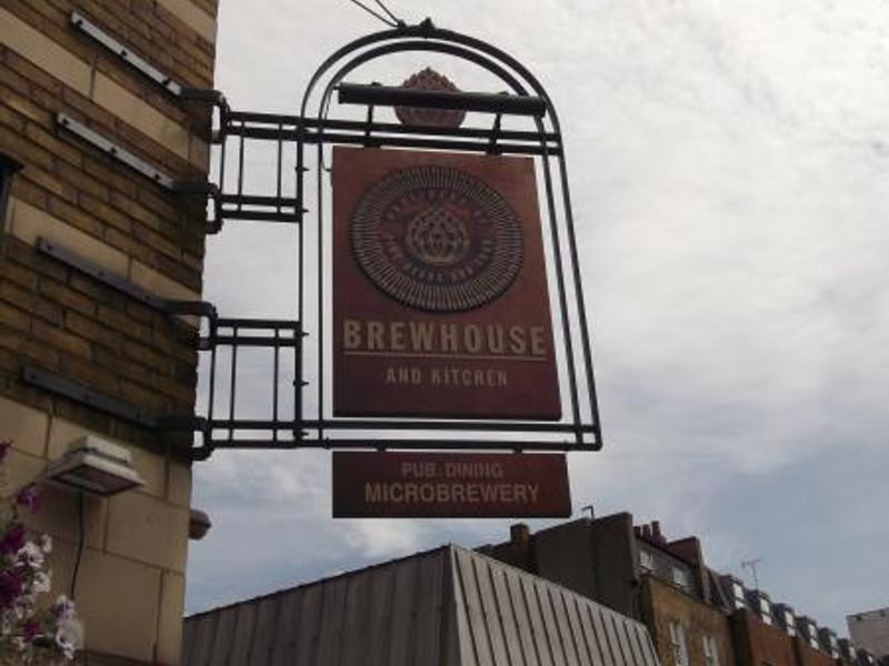 Brewhouse & Kitchen London EC1 taken Aug 2015. (Sign). Published on 13-08-2015