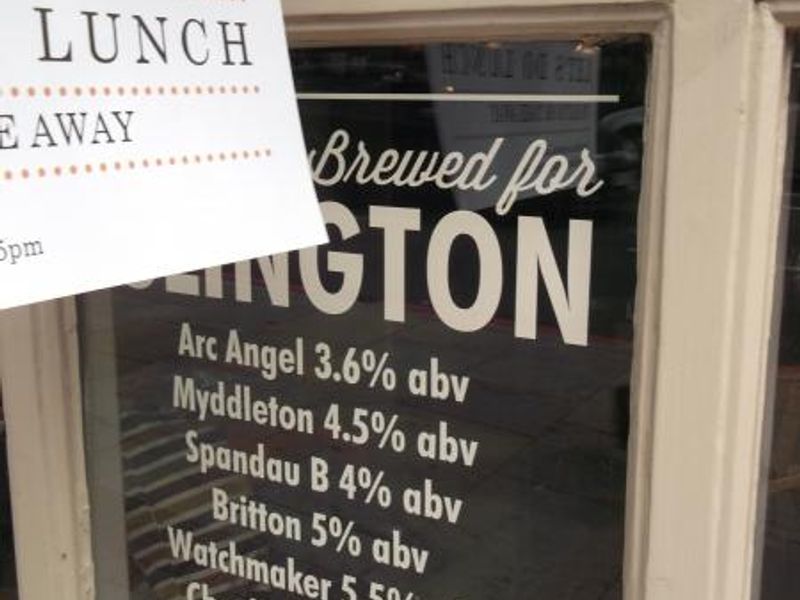 Brewhouse & Kitchen London EC1 taken Aug 2015. (Sign). Published on 13-08-2015