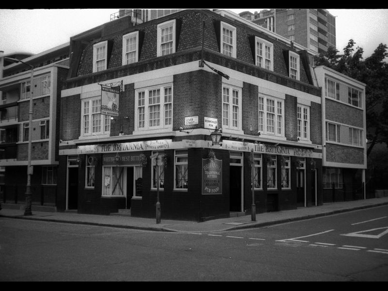 Britannia London EC1 taken in 1985.. (Pub, External). Published on 07-02-2019 