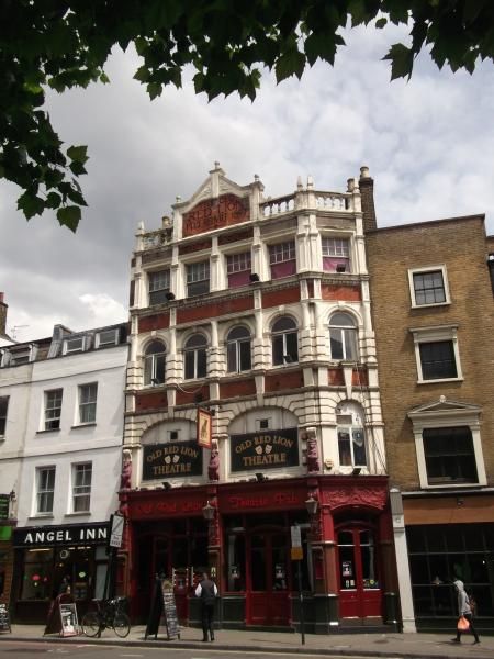 Old Red Lion London EC1 taken June 2014. (Pub, External, Key). Published on 09-08-2014