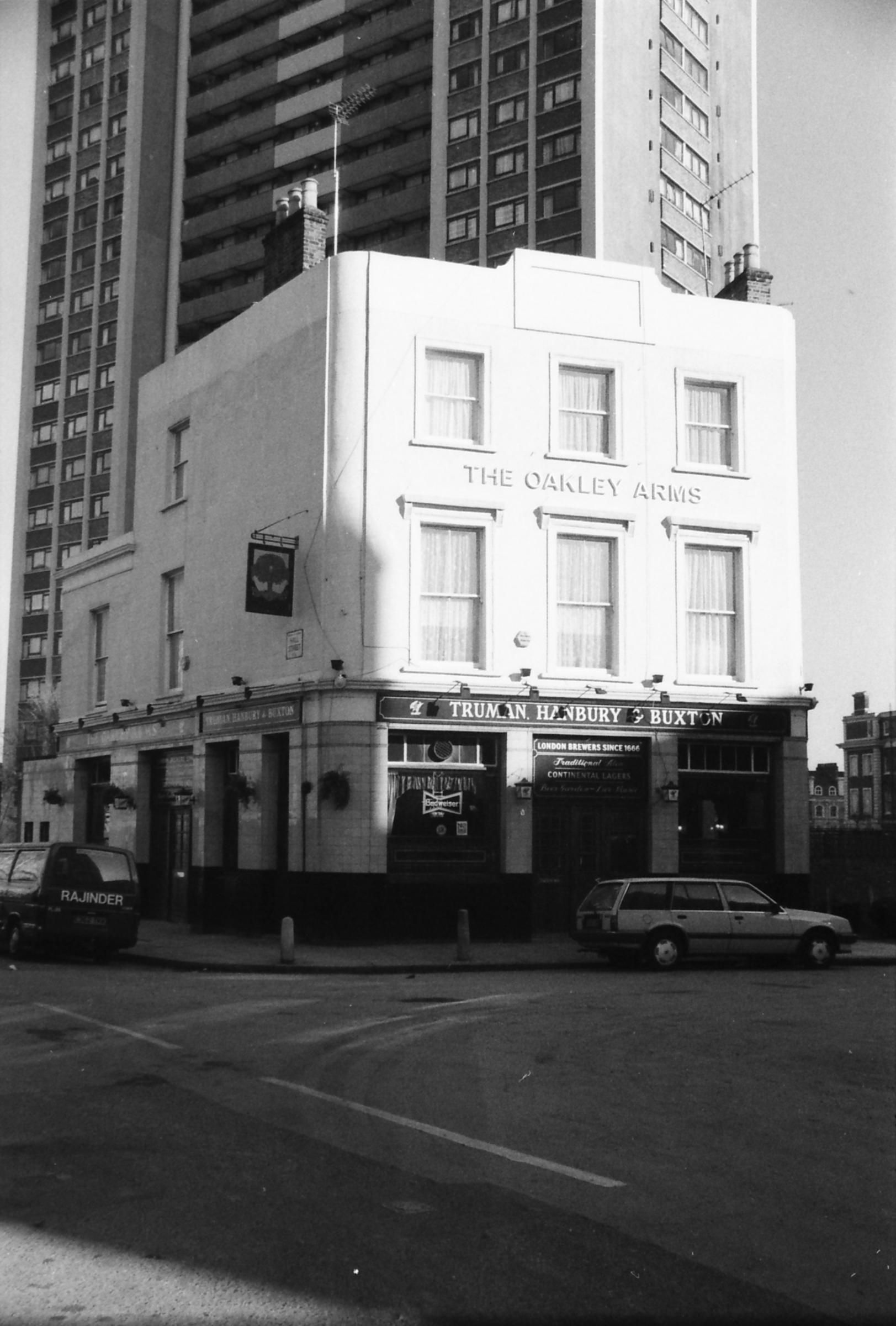 Oakely Arms London EC1 taken Feb 1989.. (Pub, External, Key). Published on 07-02-2019