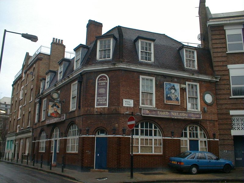 Lord Nelson Mora St. London EC1V. (Pub, External). Published on 24-04-2023
