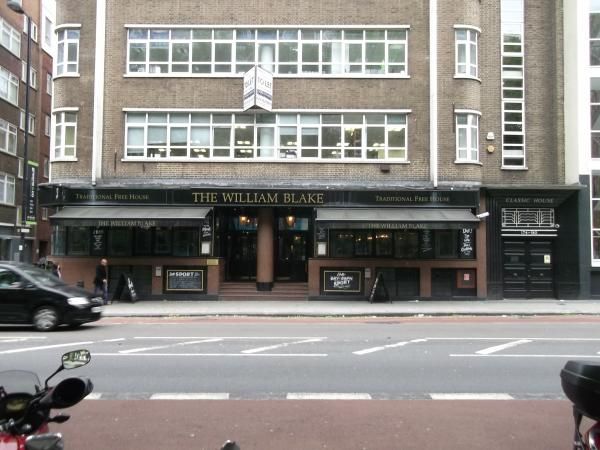 William Blake London EC1 taken June 2013. (Pub, External, Key). Published on 25-11-2013