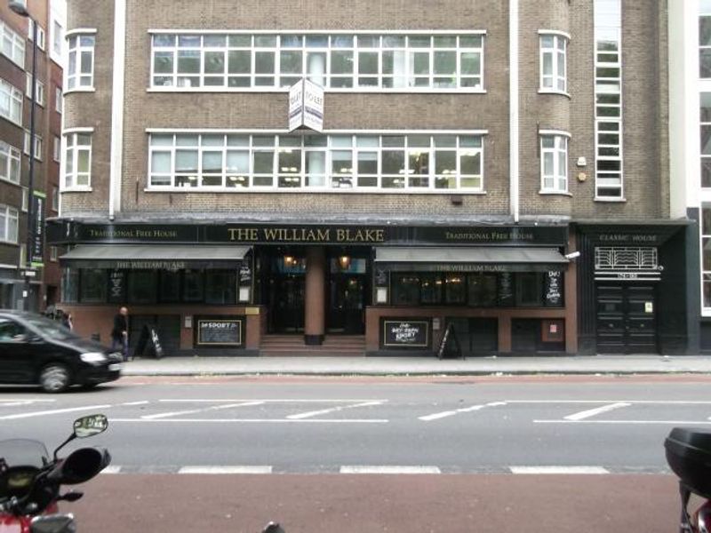 William Blake London EC1 taken June 2013. (Pub, External, Key). Published on 25-11-2013