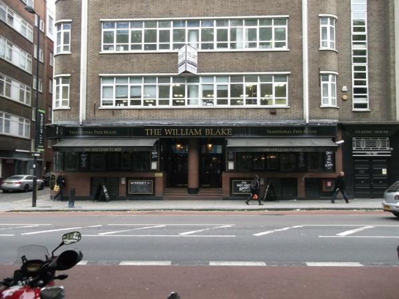 William Blake London EC1 taken June 2013. (Pub, External). Published on 25-11-2013