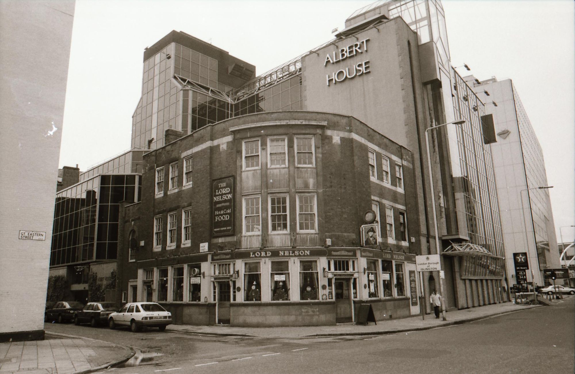 Lord Nelson London Old Street EC1 taken April 1994.. (Pub, External). Published on 07-02-2019