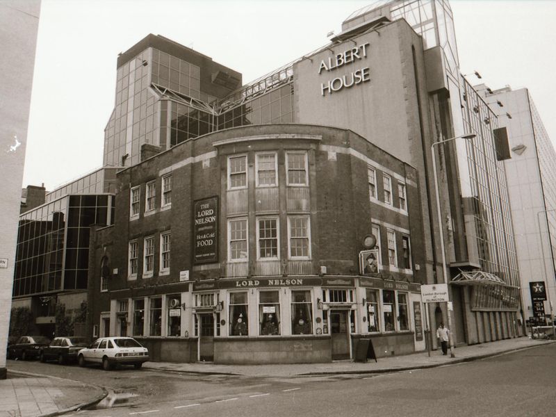 Lord Nelson London Old Street EC1 taken April 1994.. (Pub, External). Published on 07-02-2019