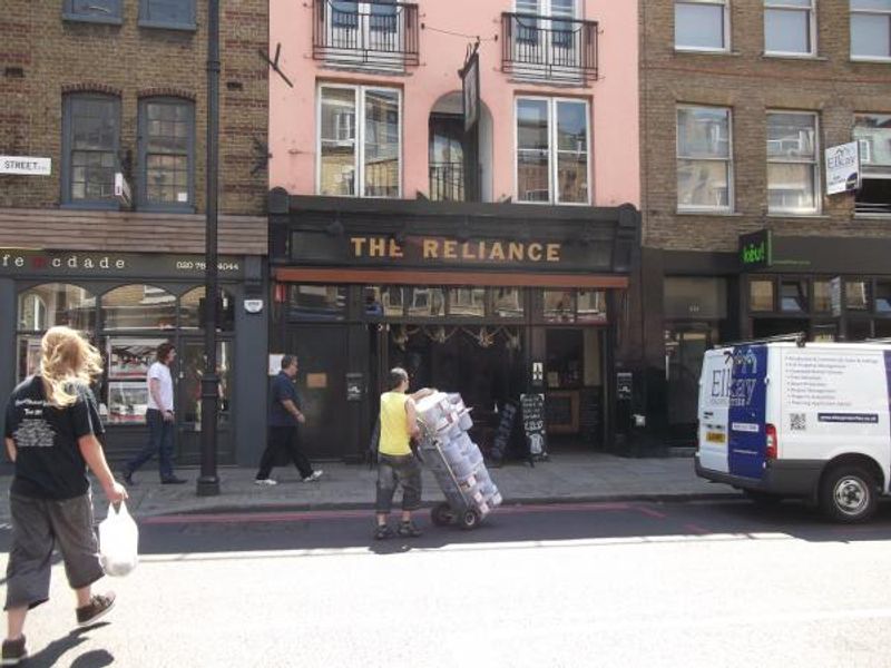 Reliance London EC1 taken July 2013. (Pub, External, Key). Published on 25-11-2013 